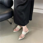 Damen elegante Mules mit innovativem Design R&B