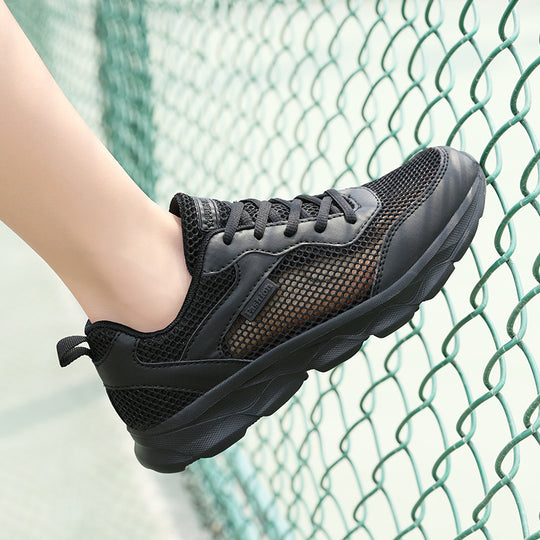 Damen Sportliche Sneakers mit atmungsaktivem Mesh-Obermaterial und flexiblem Fußbett R&B