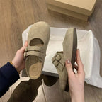 Damen Komfortabel Clogs mit doppeltem Riemchen R&B