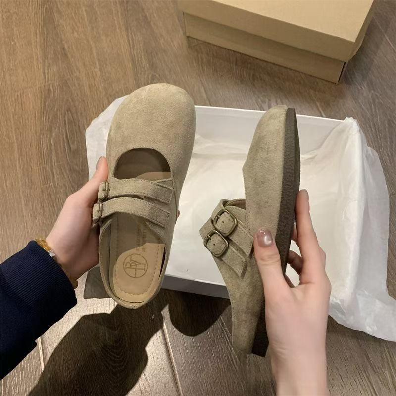 Damen Komfortabel Clogs mit doppeltem Riemchen R&B