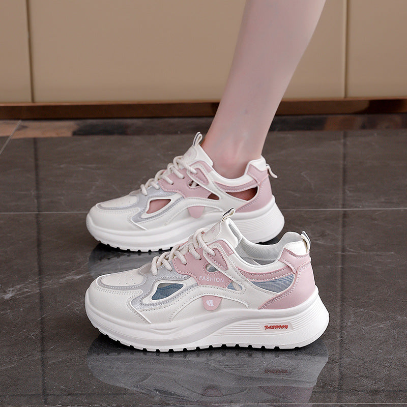 Damen Sportliche Sneakers mit atmungsaktiver Mesh-Oberfläche und modischem Design R&B