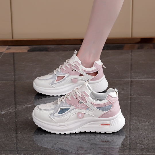 Damen Sportliche Sneakers mit atmungsaktiver Mesh-Oberfläche und modischem Design R&B