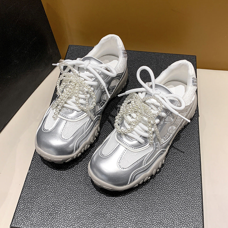 Damen Sportliche Lauf Sneakers mit atmungsaktiver Mesh-Oberfläche und rutschfester Sohle R&B