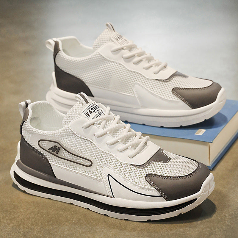 Damen Sportliche Sneakers mit atmungsaktivem Mesh-Obermaterial und dämpfender Sohle R&B