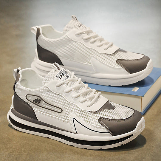 Damen Sportliche Sneakers mit atmungsaktivem Mesh-Obermaterial und dämpfender Sohle R&B