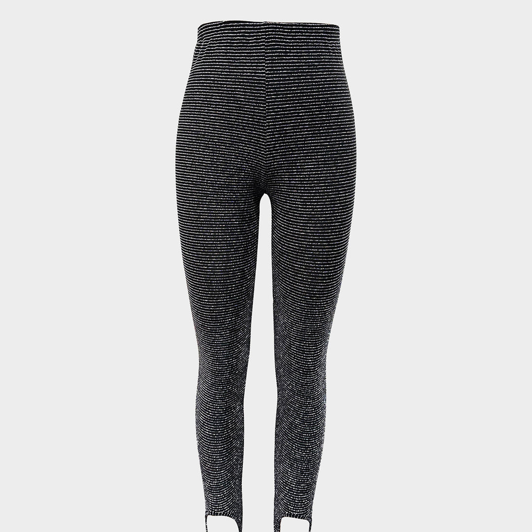 Damen Leggings mit seitlichen Cut-Outs und figurformendem Schnitt R&B