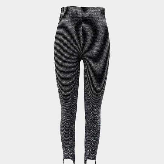 Damen Leggings mit seitlichen Cut-Outs und figurformendem Schnitt R&B