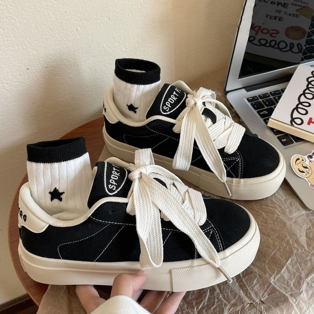 Damen Sportliche Sneaker mit weichem Wildleder-Obermaterial und dämpfender Sohle R&B