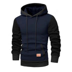 Herren modischer Hoodie mit praktischen Taschen und kontrastrierendem Design R&B