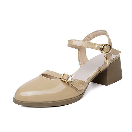 Damen Elegante Slingpumps mit modischem Riemen und bequemer Sohle R&B
