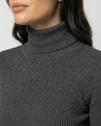 Damen Langarmshirt Slim Fit Stehkragen Amerikanischer Stil Herbst Oberteil
