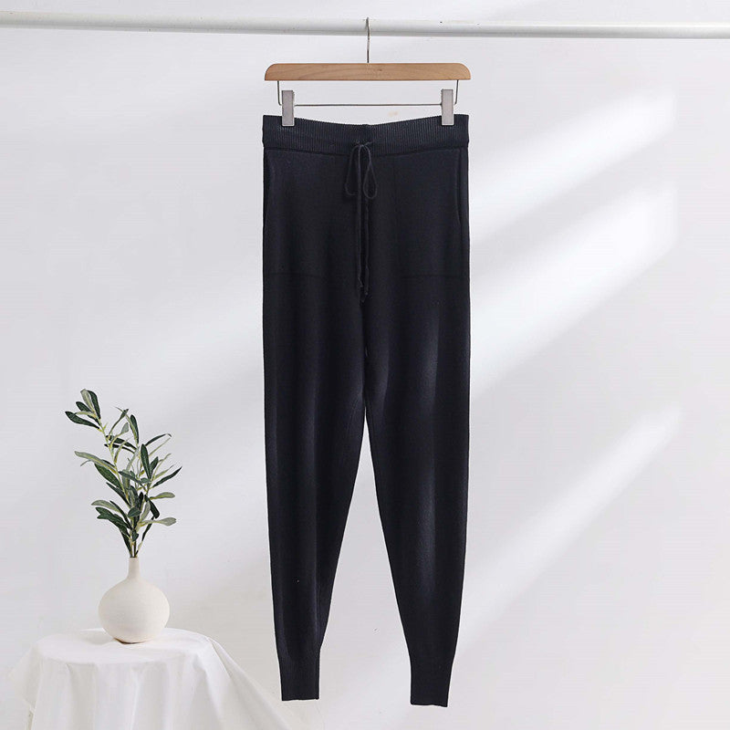 Damen bequeme und stilvolle Strickhose R&B