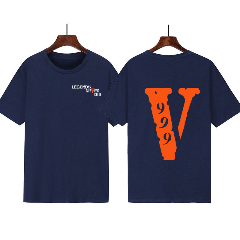 Damen Grafik T-Shirt mit originellem Schriftzug und kreativem Design R&B