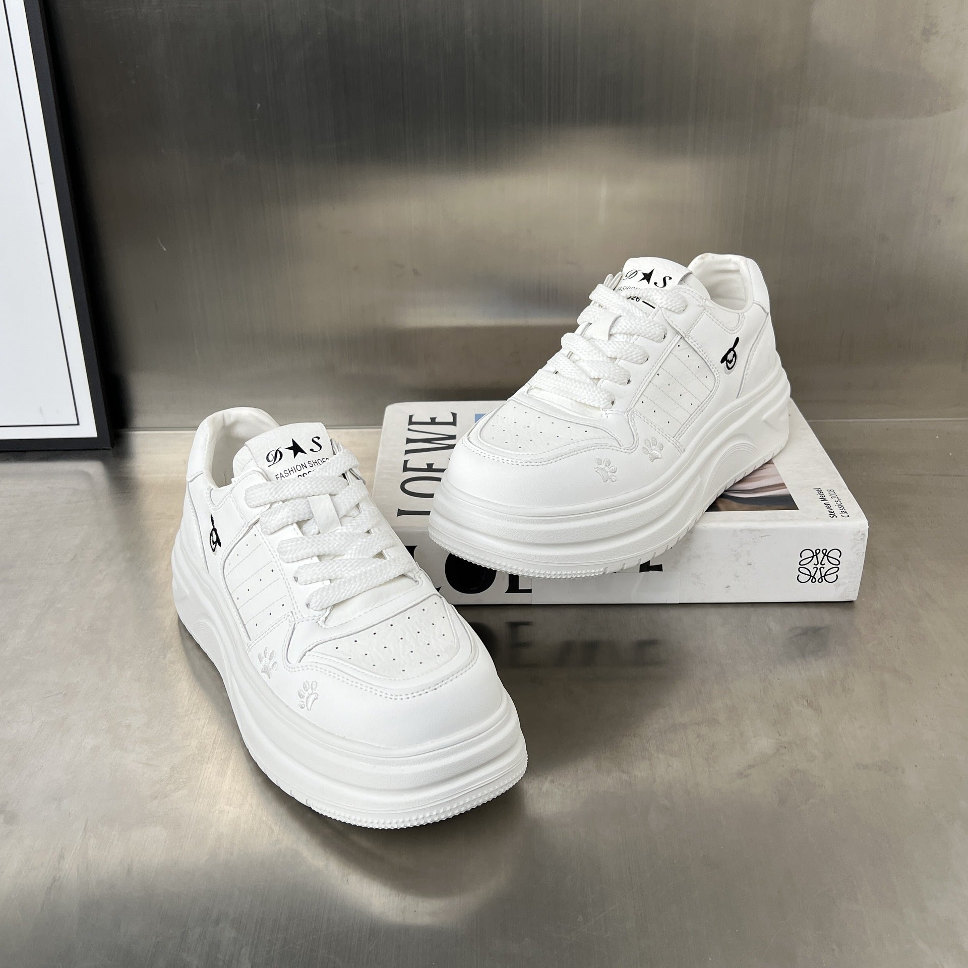 Damen Plattform Sneaker mit dämpfender Sohle und atmungsaktivem Obermaterial R&B