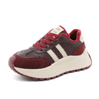 Damen Komfortable und warme High-Top Sneakers mit Fleece-Innenfutter R&B