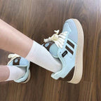 Damen Sportliche Lifestyle Sneakers mit modischem Retro-Design
