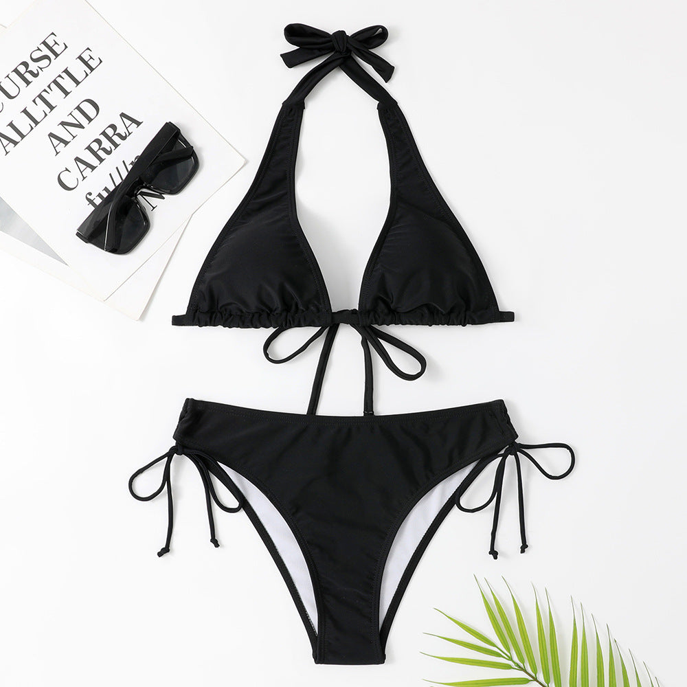 Damen Triangel-Bikini mit verstellbaren Trägern und schickem Schnitt R&B