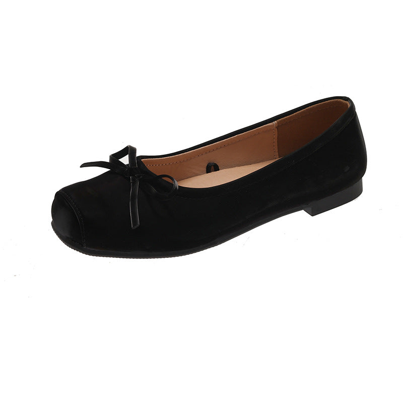 Damen Ballerinas mit zierlichem Schleifenakzent und komfortablem Fußbett R&B