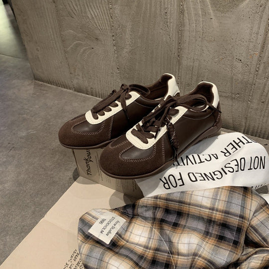 Damen modische Sneakers mit sportlichem Design und atmungsaktiver Obermaterialkombination R&B