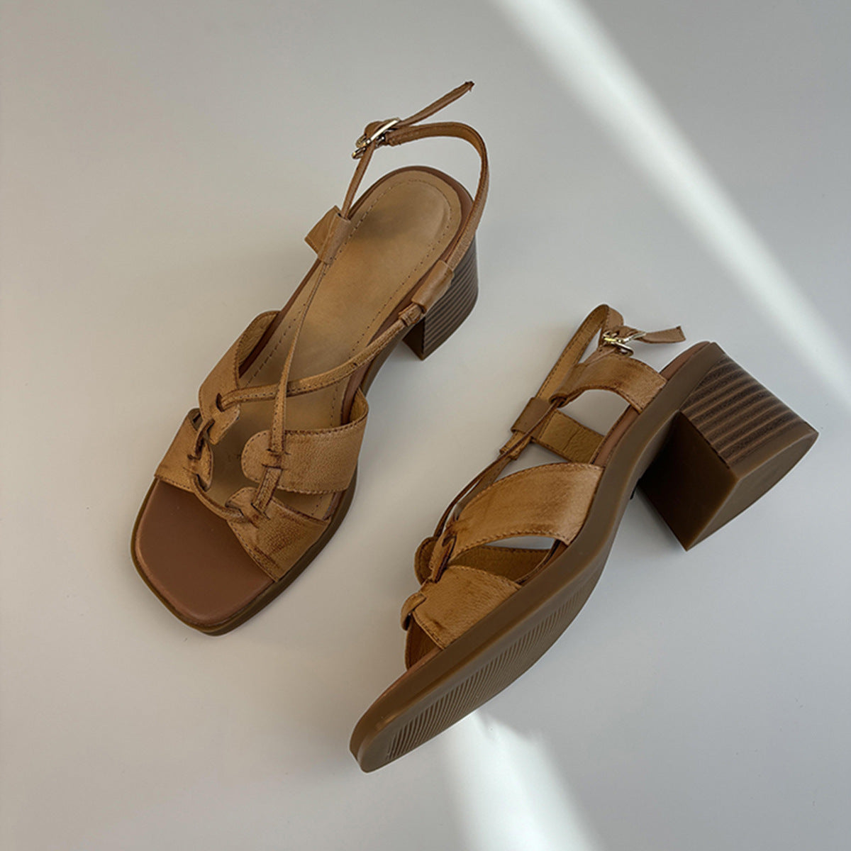 Damen Blockabsatz Sandalen