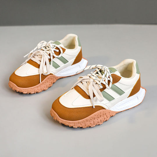 Damen Sportliche Chunky Sneakers mit rutschfester Sohle und atmungsaktiver Mesh-Oberfläche R&B