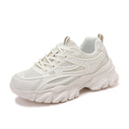 Damen Sportliche Sneakers mit atmungsaktiven und stoßdämpfenden Eigenschaften