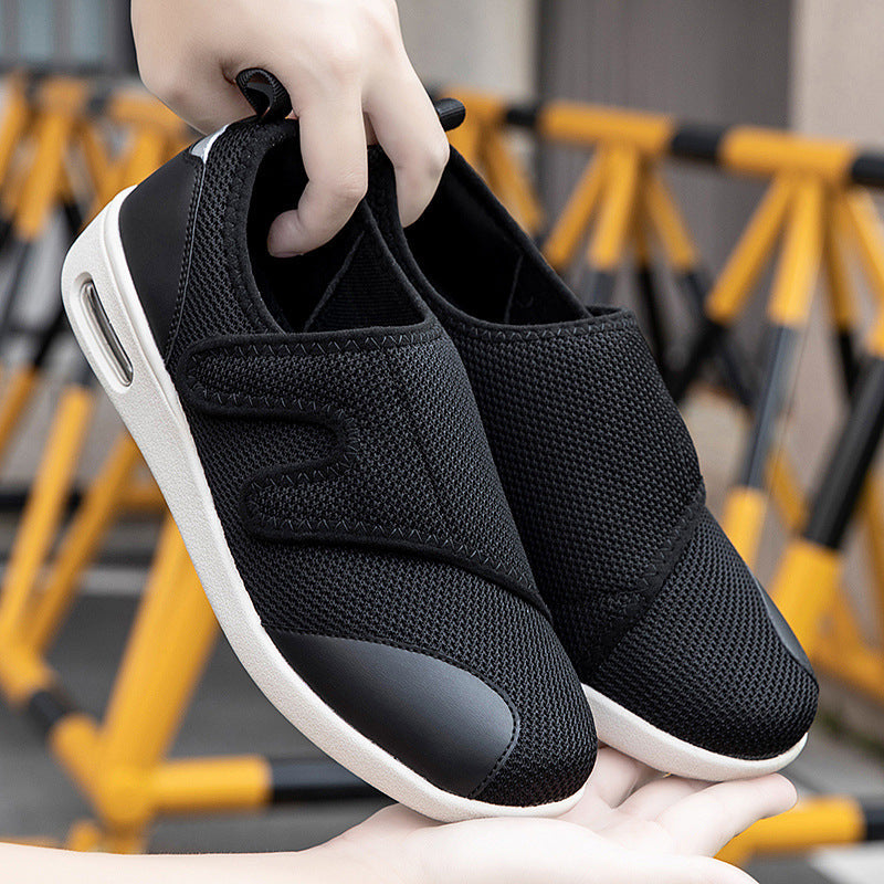 Damen Slip-On Sneakers mit atmungsaktivem Mesh-Obermaterial und dämpfender Sohle R&B