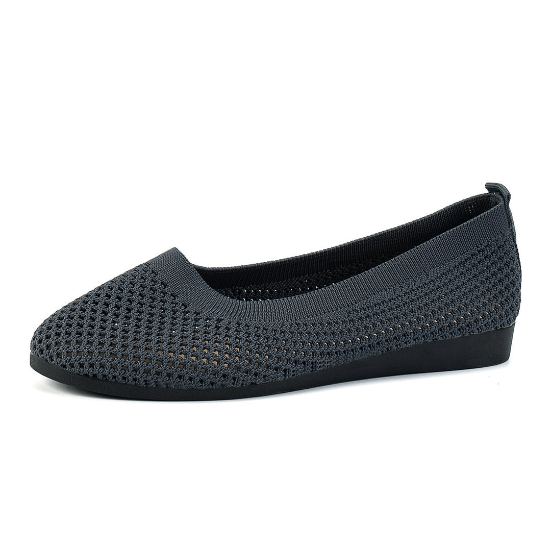 Damen bequeme Slipper aus atmungsaktivem Netzmaterial mit rutschfester Sohle R&B