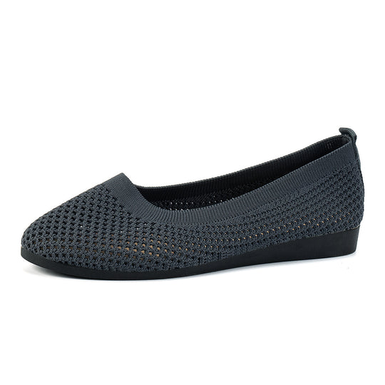 Damen bequeme Slipper aus atmungsaktivem Netzmaterial mit rutschfester Sohle R&B