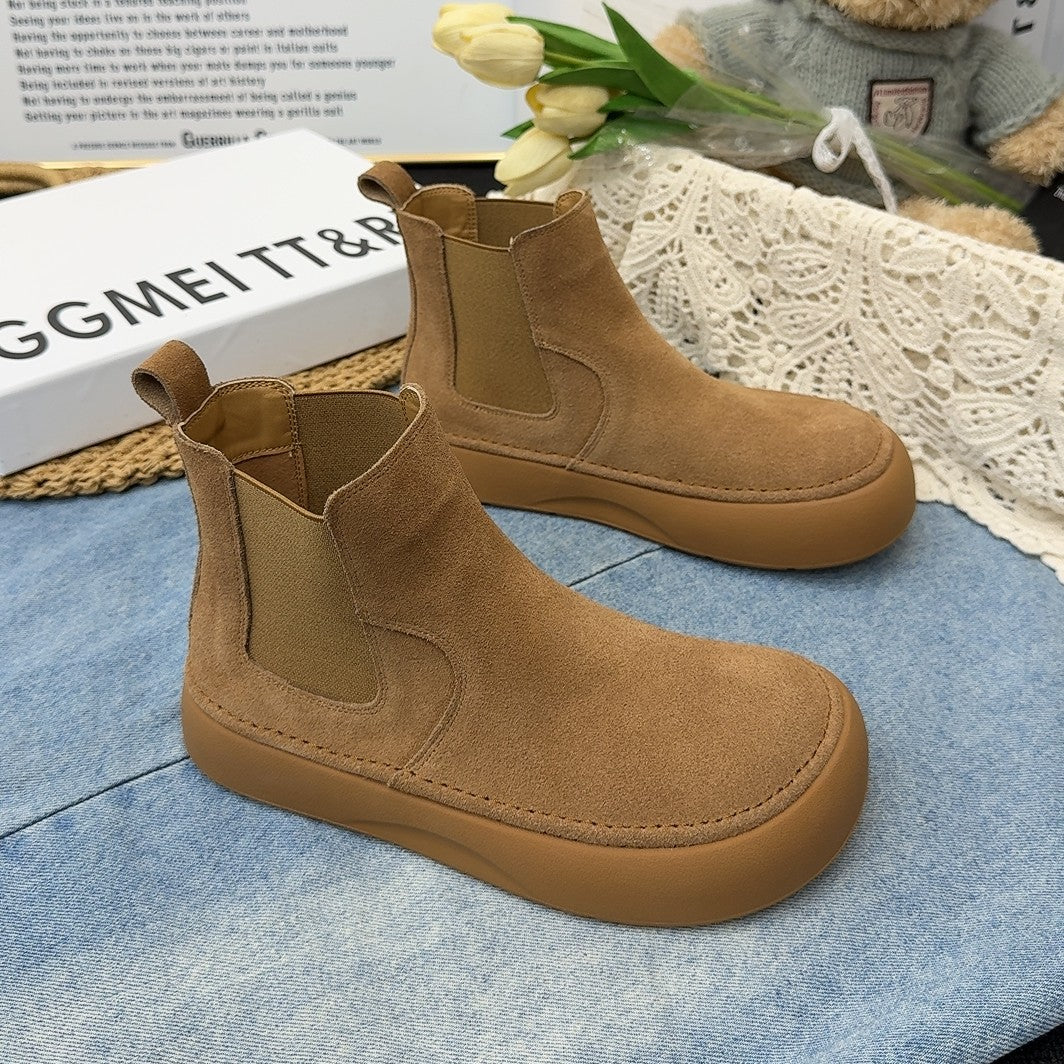 Damen modische Chelsea Boots mit rutschfester Sohle und chicem Detail R&B