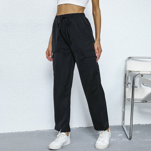 Damen Cargo-Hose mit verstellbarem Bund und praktischen Seitentaschen R&B