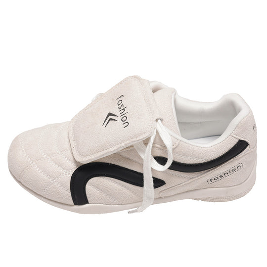 Damen Sportliche Sneakers mit praktischem Klettverschluss und eleganter Wildleder-Optik R&B