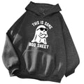 Damen Kapuzenpullover mit witzigem Spruch und bequemer Passform