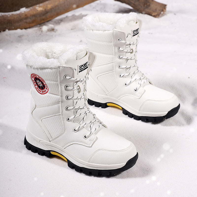 Damen isolierte Winterstiefel mit rutschfester Sohle