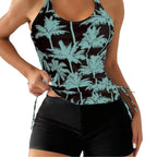 Damen Tankini-Oberteil mit sportlichen Shorts R&B
