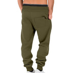 Herren nan komfortable Jogginghose aus hochwertiger Baumwollmischung mit elastischem Bund Kordelzug und Bündchen R&B