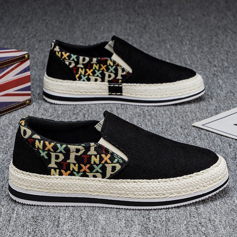 Damen Espadrilles-Slipper mit elastischem Einschlupf und modischem Textil-Obermaterial R&B
