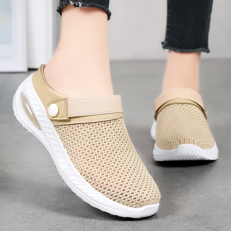 Damen Leichte Clogs mit Atmungsaktivem Obermaterial und Flexiblem Fußbett R&B