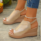 Damen Keil-Sandalen