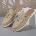 Damen Mokassin-Pantoletten mit elegantem Design und hochwertiger Oberflächenstruktur R&B