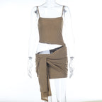 Damen Glamouröses Kleid mit modernem Wickeldesign R&B