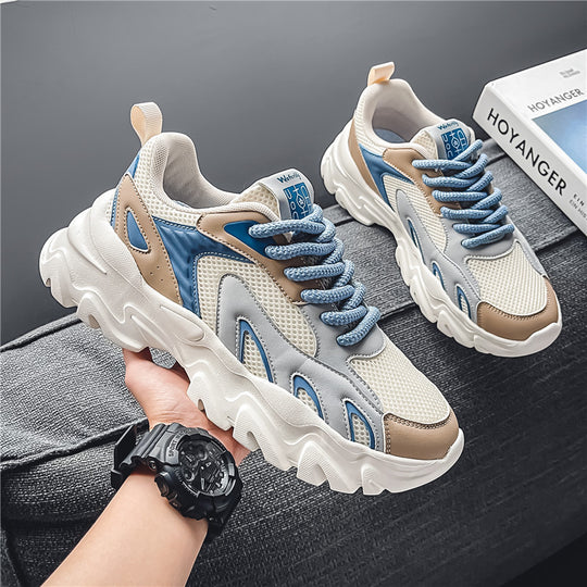 Damen Sportliche Chunky Sneakers mit atmungsaktiver Oberflächenstruktur R&B