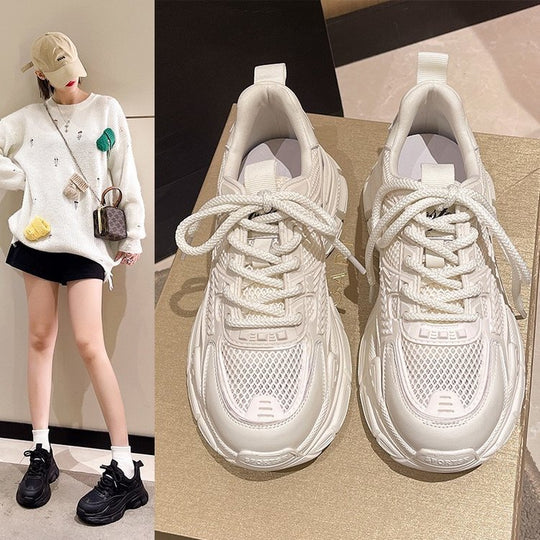 Damen Sportliche Sneakers mit rutschfester Sohle und atmungsaktivem Obermaterial R&B