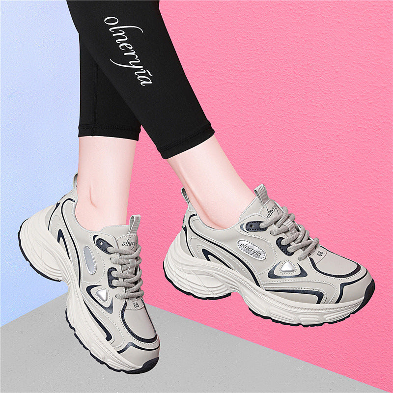 Damen Sportliche Chunky Sneakers mit dämpfender Sohle R&B
