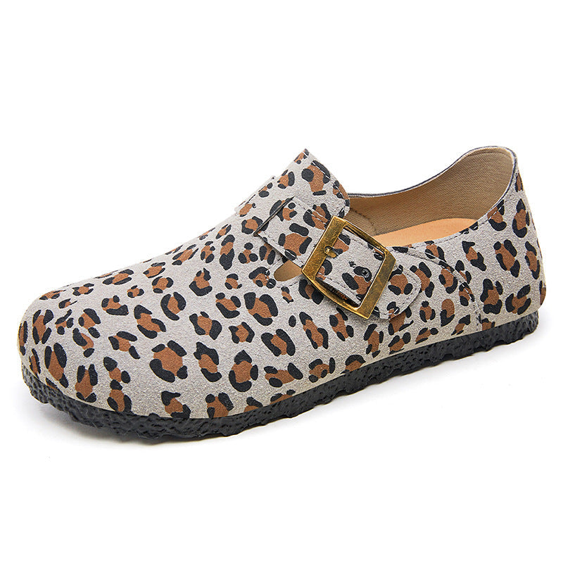 Damen Modische Clogs mit dekorativem Schnallenverschluss und rutschfester Sohle R&B