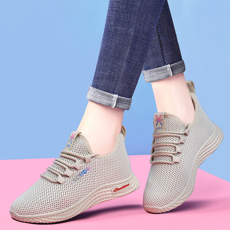 Damen Atmungsaktive Freizeitschuhe mit flexiblem Obermaterial und rutschfester Sohle R&B