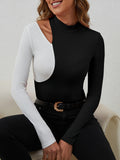 Damen modisches Langarmshirt R&B