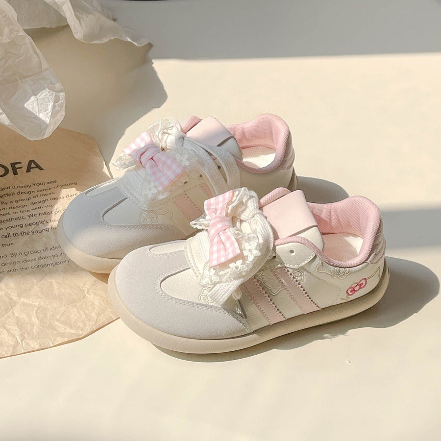 Damen Sneakers mit verspielten Schleifenakzenten und atmungsaktivem Obermaterial R&B