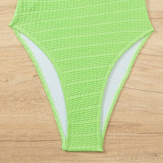 Damen Hochwertiger Einteiler Badeanzug mit Rüschendetails R&B