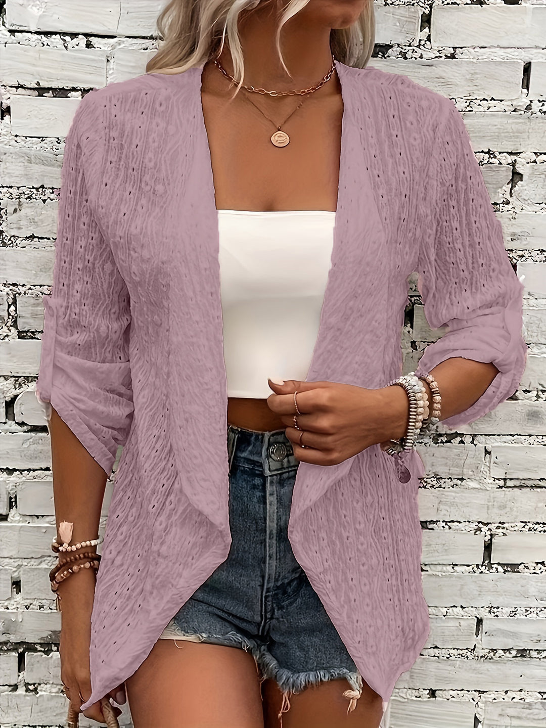 Damen Leichte Schichtenjacke aus atmungsaktiver Struktur R&B